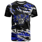 Personalized Canterbury-Bankstown Bulldogs T Shirt Graffiti Grunge Abstract Urban Street Style Design