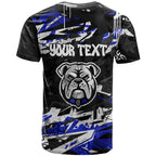 Personalized Canterbury-Bankstown Bulldogs T Shirt Graffiti Grunge Abstract Urban Street Style Design