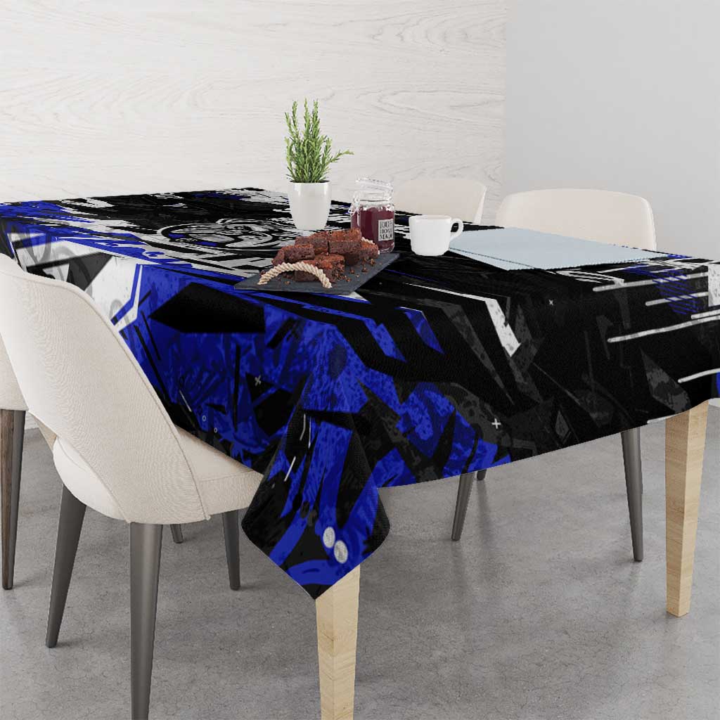 Personalized Canterbury-Bankstown Bulldogs Tablecloth Graffiti Grunge Abstract Urban Street Style Design