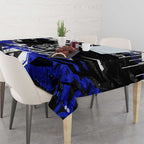 Personalized Canterbury-Bankstown Bulldogs Tablecloth Graffiti Grunge Abstract Urban Street Style Design