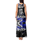 Personalized Canterbury-Bankstown Bulldogs Tank Maxi Dress Graffiti Grunge Abstract Urban Street Style Design