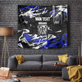 Personalized Canterbury-Bankstown Bulldogs Tapestry Graffiti Grunge Abstract Urban Street Style Design