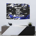 Personalized Canterbury-Bankstown Bulldogs Tapestry Graffiti Grunge Abstract Urban Street Style Design
