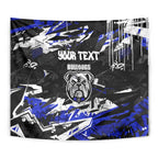Personalized Canterbury-Bankstown Bulldogs Tapestry Graffiti Grunge Abstract Urban Street Style Design