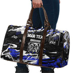 Personalized Canterbury-Bankstown Bulldogs Travel Bag Graffiti Grunge Abstract Urban Street Style Design