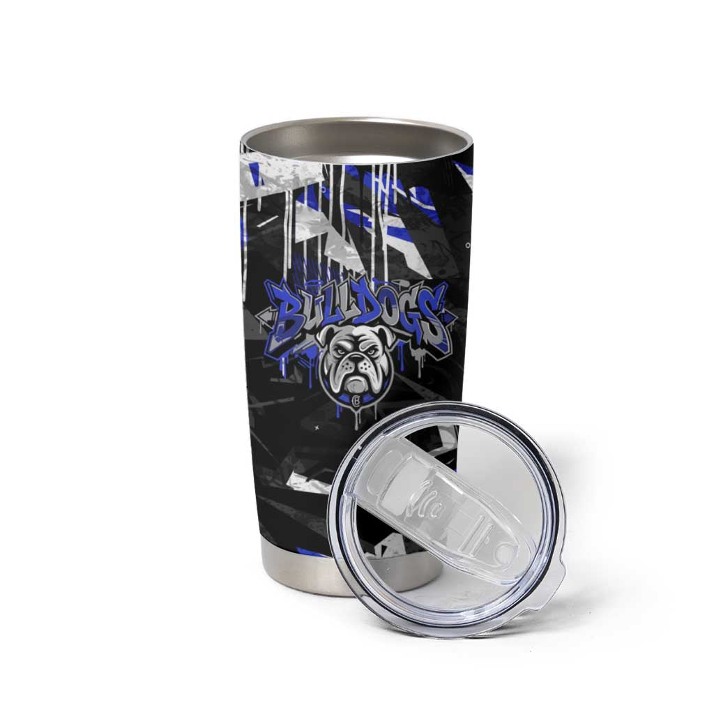 Personalized Canterbury-Bankstown Bulldogs Tumbler Cup Graffiti Grunge Abstract Urban Street Style Design