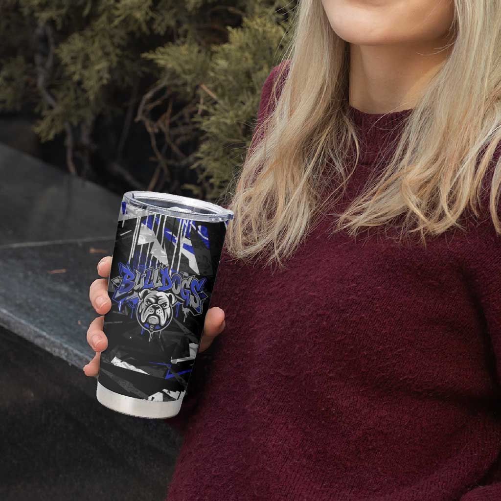 Personalized Canterbury-Bankstown Bulldogs Tumbler Cup Graffiti Grunge Abstract Urban Street Style Design