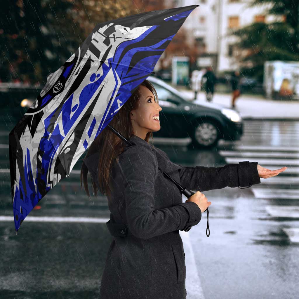 Personalized Canterbury-Bankstown Bulldogs Umbrella Graffiti Grunge Abstract Urban Street Style Design