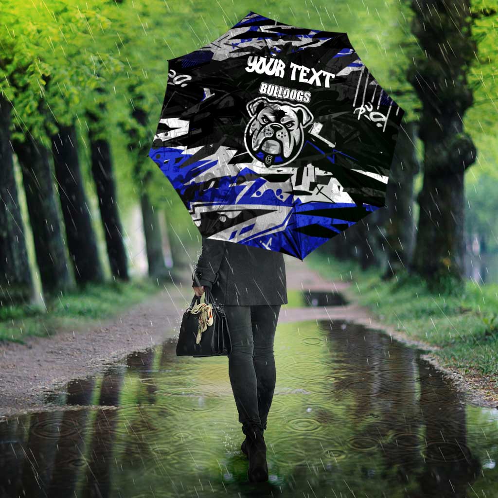 Personalized Canterbury-Bankstown Bulldogs Umbrella Graffiti Grunge Abstract Urban Street Style Design