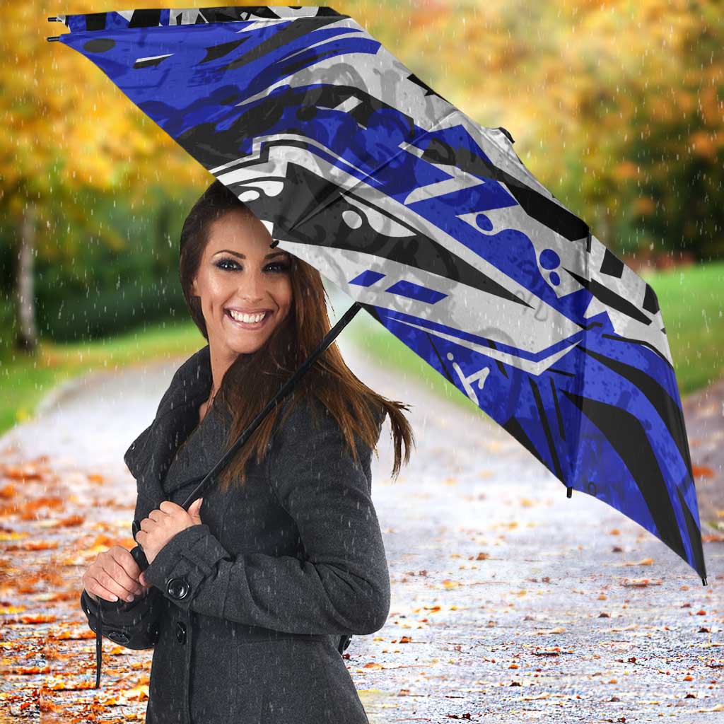 Personalized Canterbury-Bankstown Bulldogs Umbrella Graffiti Grunge Abstract Urban Street Style Design