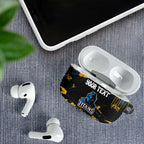 Personalized Gold Coast Titans AirPods Case Graffiti Grunge Abstract Urban Street Style Design