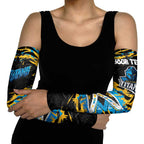 Personalized Gold Coast Titans Arm Sleeves Graffiti Grunge Abstract Urban Street Style Design