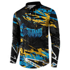 Personalized Gold Coast Titans Button Sweatshirt Graffiti Grunge Abstract Urban Street Style Design