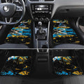 Personalized Gold Coast Titans Car Mats Graffiti Grunge Abstract Urban Street Style Design