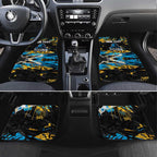 Personalized Gold Coast Titans Car Mats Graffiti Grunge Abstract Urban Street Style Design