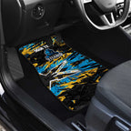 Personalized Gold Coast Titans Car Mats Graffiti Grunge Abstract Urban Street Style Design