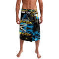 Personalized Gold Coast Titans Lavalava Graffiti Grunge Abstract Urban Street Style Design