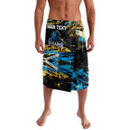 Personalized Gold Coast Titans Lavalava Graffiti Grunge Abstract Urban Street Style Design