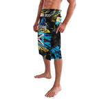 Personalized Gold Coast Titans Lavalava Graffiti Grunge Abstract Urban Street Style Design