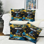 Personalized Gold Coast Titans Pillow Cover Graffiti Grunge Abstract Urban Street Style Design