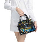 Personalized Gold Coast Titans Shoulder Handbag Graffiti Grunge Abstract Urban Street Style Design