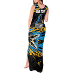 Personalized Gold Coast Titans Tank Maxi Dress Graffiti Grunge Abstract Urban Street Style Design