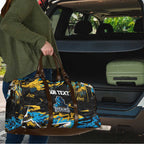 Personalized Gold Coast Titans Travel Bag Graffiti Grunge Abstract Urban Street Style Design