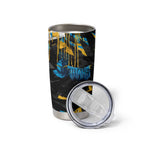 Personalized Gold Coast Titans Tumbler Cup Graffiti Grunge Abstract Urban Street Style Design