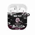 Personalized Manly Warringah Sea Eagles AirPods Case Graffiti Grunge Abstract Urban Street Style Design