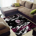 Personalized Manly Warringah Sea Eagles Area Rug Graffiti Grunge Abstract Urban Street Style Design