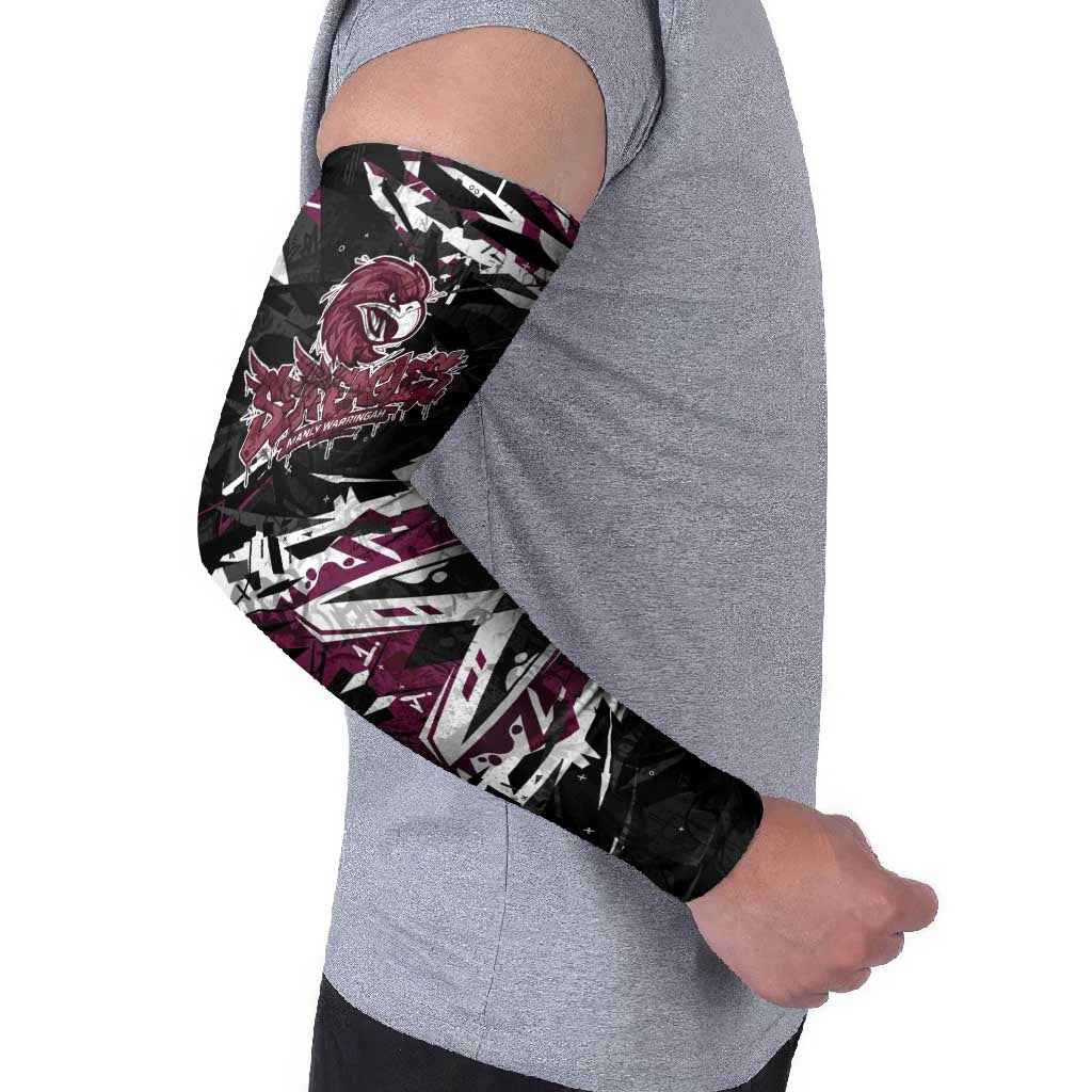 Personalized Manly Warringah Sea Eagles Arm Sleeves Graffiti Grunge Abstract Urban Street Style Design