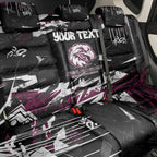 Personalized Manly Warringah Sea Eagles Back Car Seat Cover Graffiti Grunge Abstract Urban Street Style Design