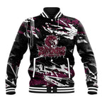 Personalized Manly Warringah Sea Eagles Baseball Jacket Graffiti Grunge Abstract Urban Street Style Design