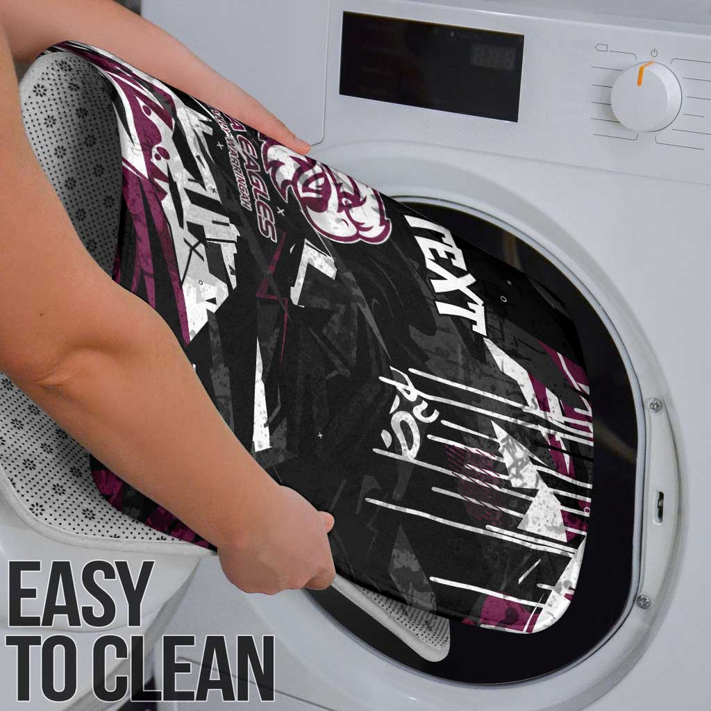 Personalized Manly Warringah Sea Eagles Bathroom Set Graffiti Grunge Abstract Urban Street Style Design