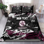 Personalized Manly Warringah Sea Eagles Bedding Set Graffiti Grunge Abstract Urban Street Style Design