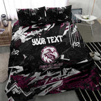 Personalized Manly Warringah Sea Eagles Bedding Set Graffiti Grunge Abstract Urban Street Style Design