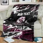 Personalized Manly Warringah Sea Eagles Blanket Graffiti Grunge Abstract Urban Street Style Design