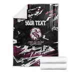Personalized Manly Warringah Sea Eagles Blanket Graffiti Grunge Abstract Urban Street Style Design