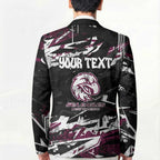 Personalized Manly Warringah Sea Eagles Blazer Graffiti Grunge Abstract Urban Street Style Design