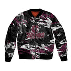 Personalized Manly Warringah Sea Eagles Bomber Jacket Graffiti Grunge Abstract Urban Street Style Design