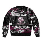 Personalized Manly Warringah Sea Eagles Bomber Jacket Graffiti Grunge Abstract Urban Street Style Design