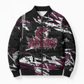 Personalized Manly Warringah Sea Eagles Bomber Puffer Jacket Graffiti Grunge Abstract Urban Street Style Design