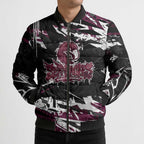 Personalized Manly Warringah Sea Eagles Bomber Puffer Jacket Graffiti Grunge Abstract Urban Street Style Design