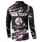 Personalized Manly Warringah Sea Eagles Button Sweatshirt Graffiti Grunge Abstract Urban Street Style Design