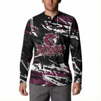 Personalized Manly Warringah Sea Eagles Button Sweatshirt Graffiti Grunge Abstract Urban Street Style Design