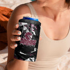 Personalized Manly Warringah Sea Eagles 4 in 1 Can Cooler Tumbler Graffiti Grunge Abstract Urban Street Style Design