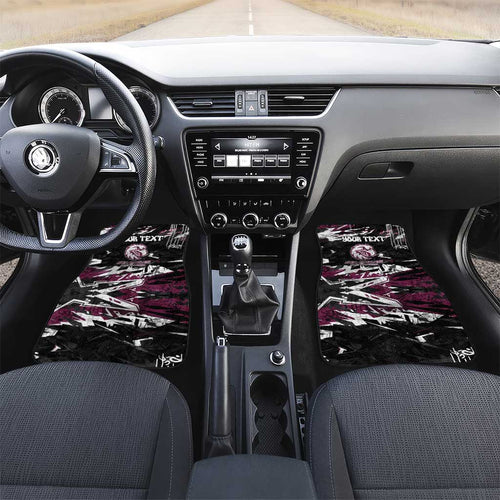 Personalized Manly Warringah Sea Eagles Car Mats Graffiti Grunge Abstract Urban Street Style Design
