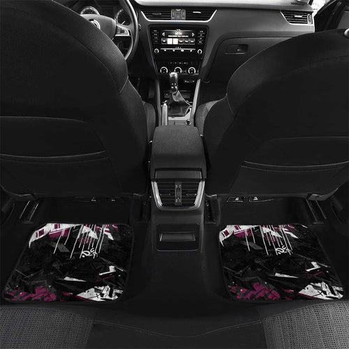 Personalized Manly Warringah Sea Eagles Car Mats Graffiti Grunge Abstract Urban Street Style Design