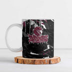 Personalized Manly Warringah Sea Eagles Ceramic Mug Graffiti Grunge Abstract Urban Street Style Design