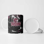 Personalized Manly Warringah Sea Eagles Ceramic Mug Graffiti Grunge Abstract Urban Street Style Design
